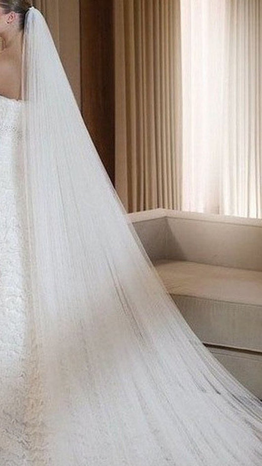 Bling Brides two layer Bridal Veil 