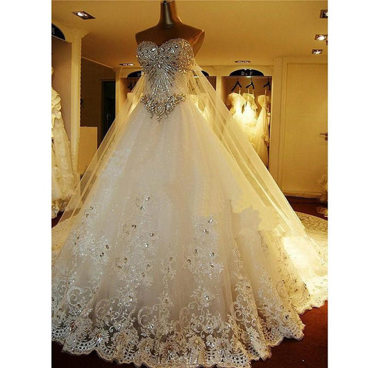 Crystal Wedding Dress Bridal Gown With Corset Back At Bling Brides Bou Bling Brides Bouquet 