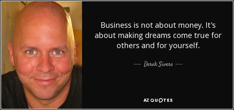 business isn't about money quote