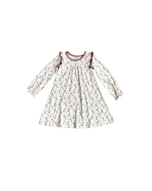 Babysprouts girls candy cane print nightgown - The Original Childrens Shop