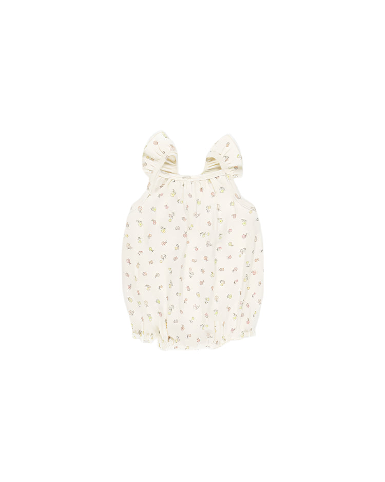 Quincy Mae infant girl ribbed ruffle romper