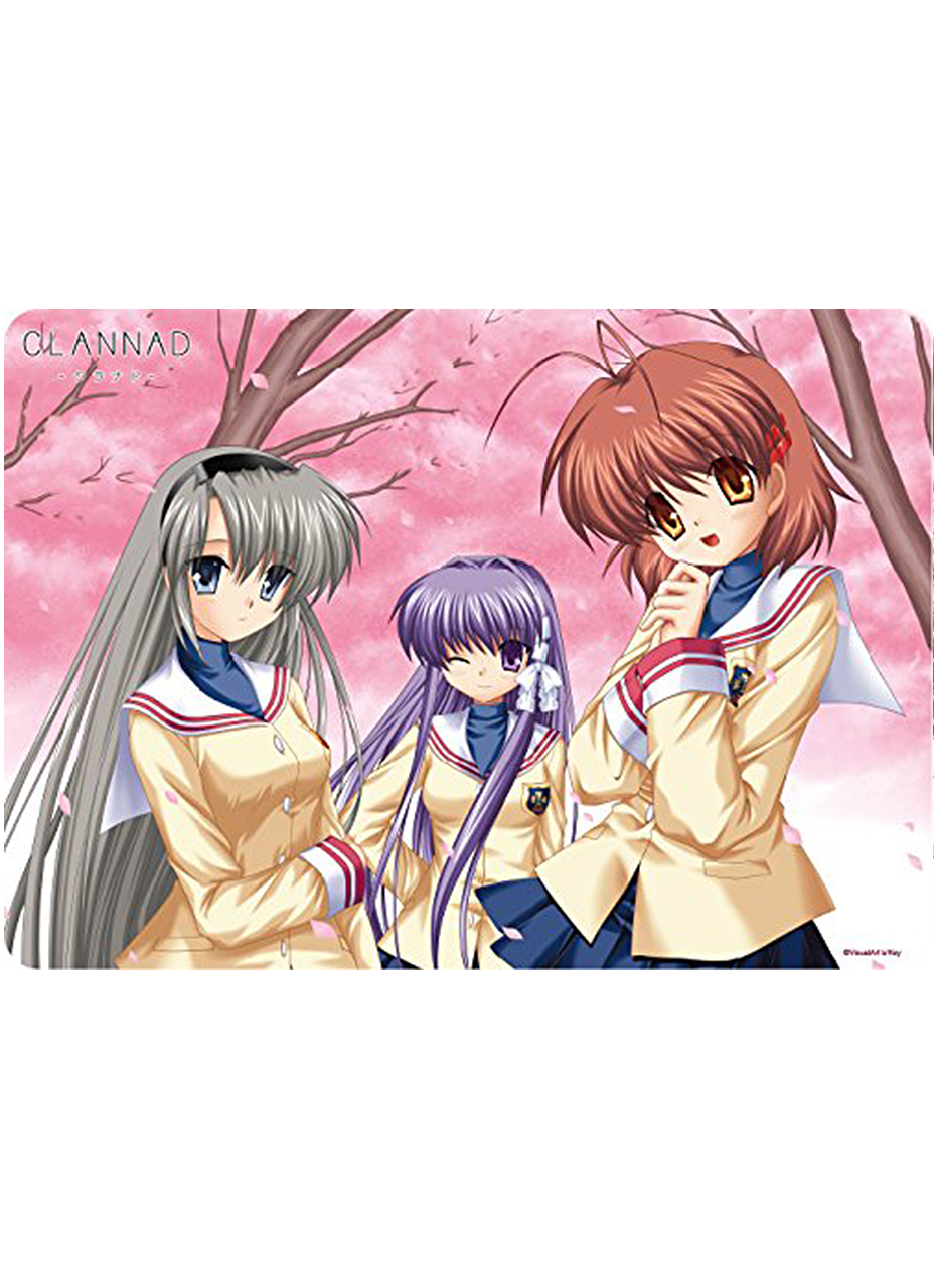 Clannad Nagisa Kyou Tomoyo Rubber Play Mat