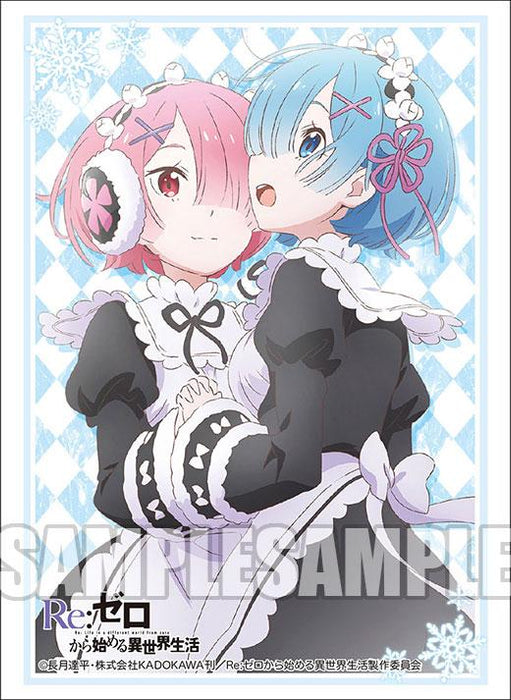 Re Zero Rem And Ram Memory Snow Ver Character Exclusive Sleeves