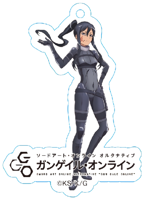 Sword Art Online Ggo Pitohui Kanzaki Elsa Limited Acrylic Key Chain