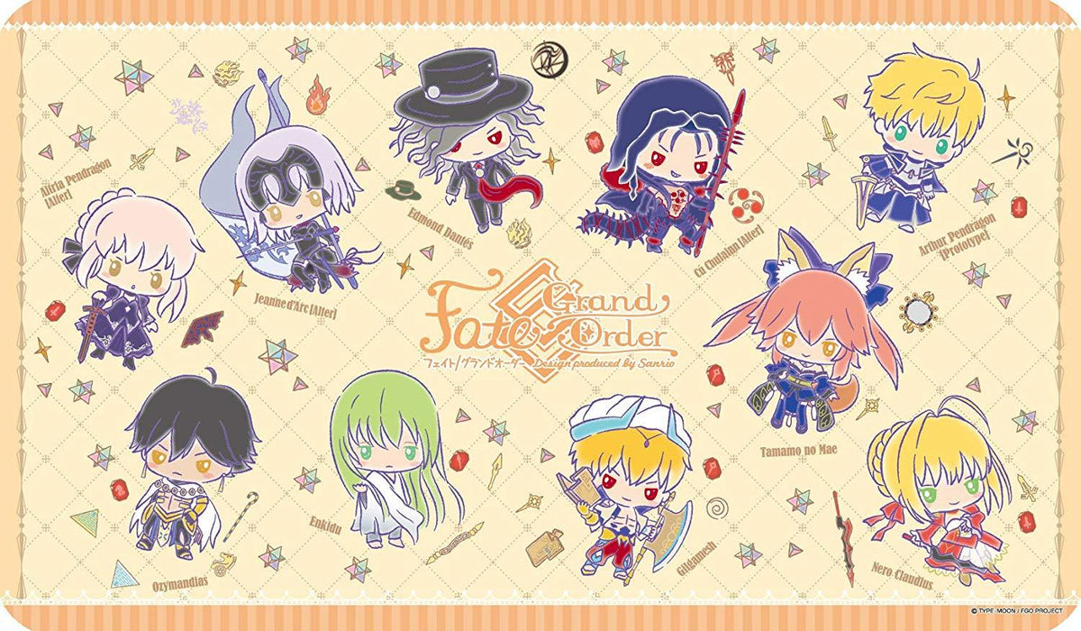 Fate Grand Order Sanrio Full Cast Character Rubber Play Mat Enr 026