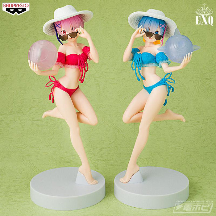 Re Zero Rem Ram Swimsuit Exq Character Figure Kozuguru