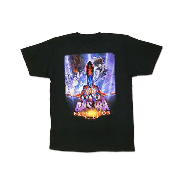 Macross Basara Nekki Basara Explosion Live 19 Character Black T Shir