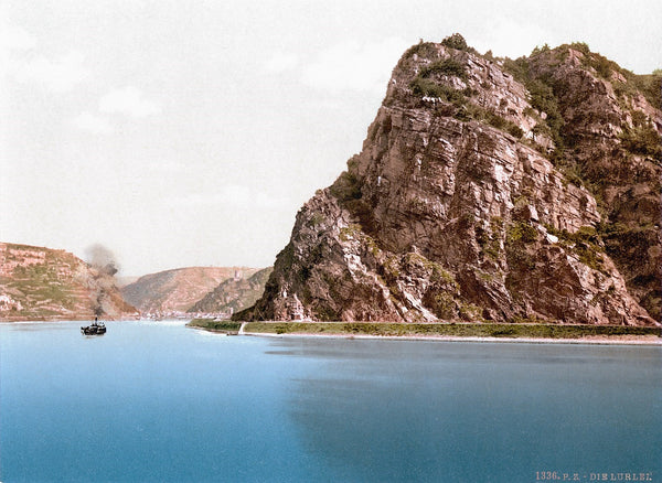 The Lorelei Rock in 1900