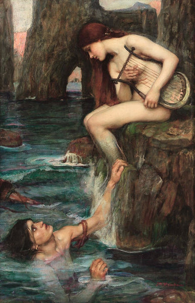 More details The Siren (c. 1900) by John William Waterhouse