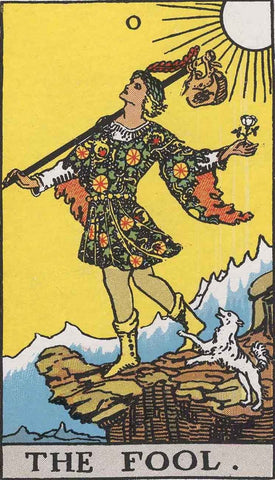 Rider-Waite-Smith tarot's Fool card