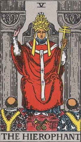 Rider-Waite-Smith tarot's Hierophant card