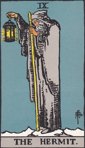 Rider-Waite-Smith tarot's Hermit card