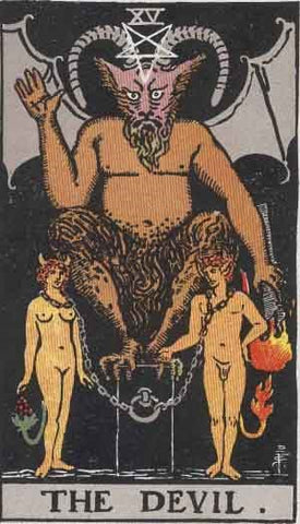 Rider-Waite-Smith tarot's Devil card
