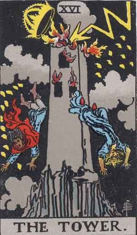 Rider-Waite-Smith tarot's Tower card