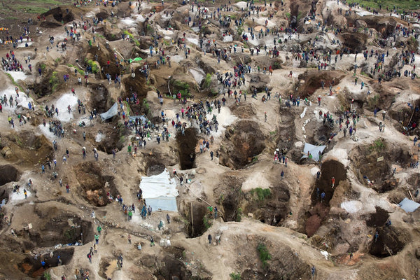 Luwowo Coltan mine near Rubaya, North Kivu (DRC) the 18th of March 2014.