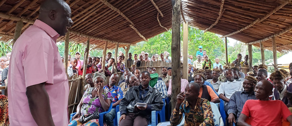 people gathered for Congolese movement building - Friends of the Congo