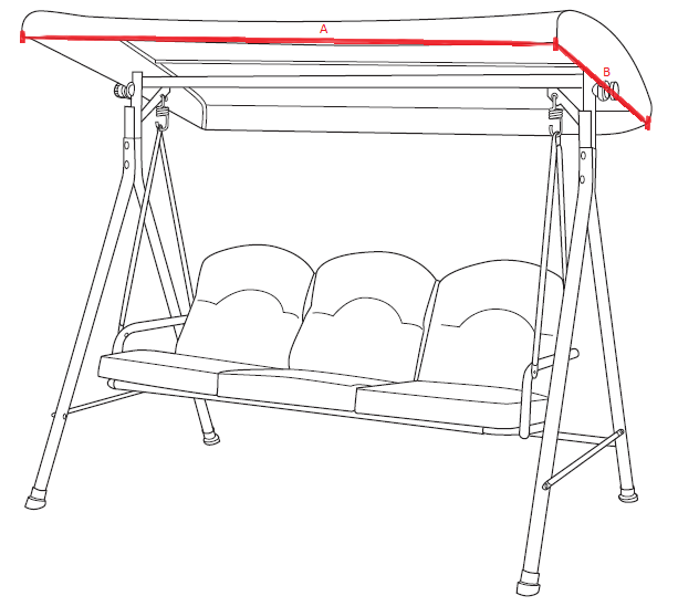 swing chair parts