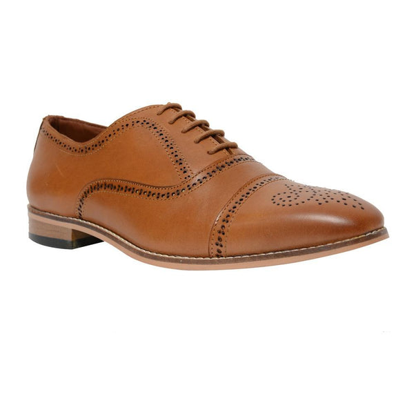 casual leather oxford shoes