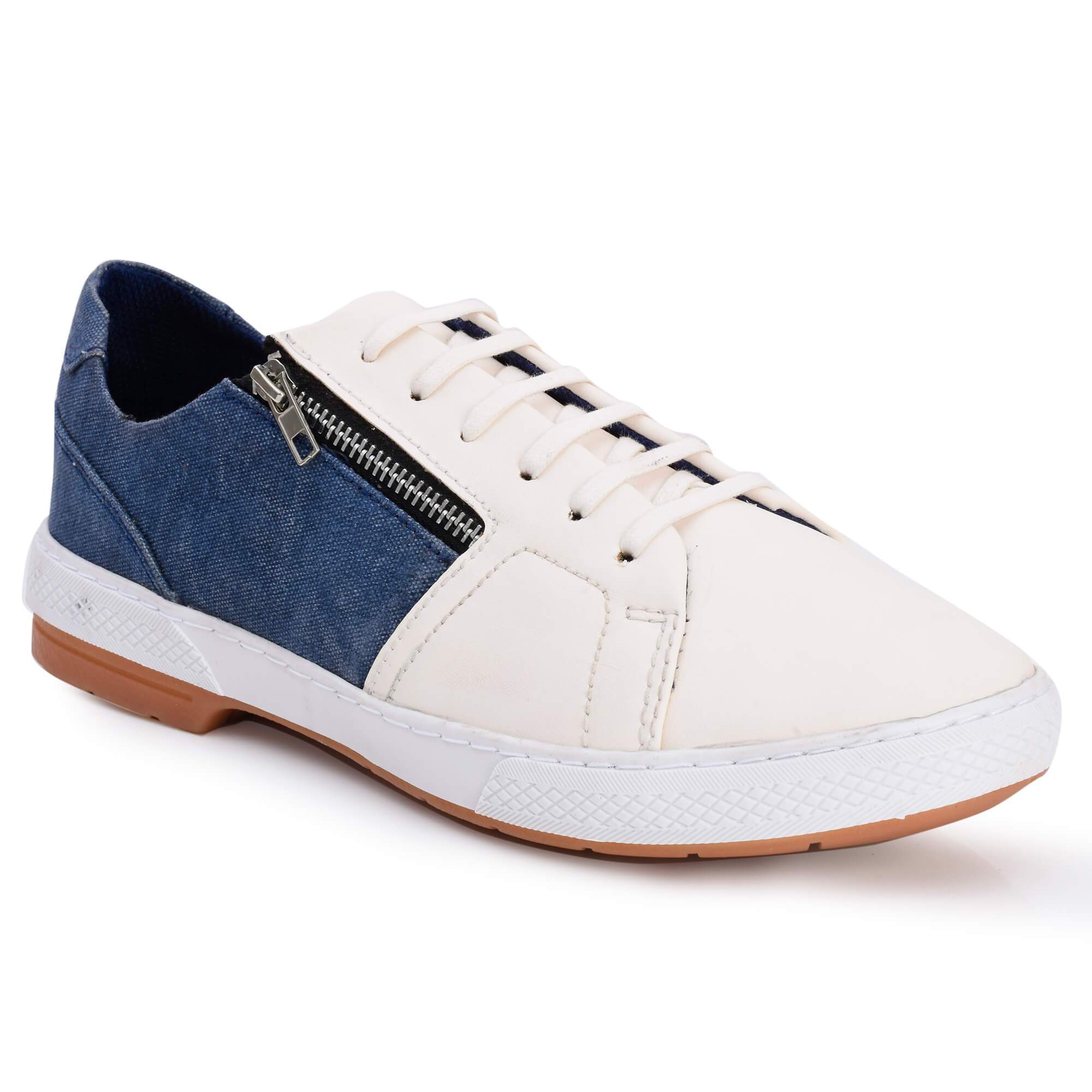 synthetic leather casual shoes