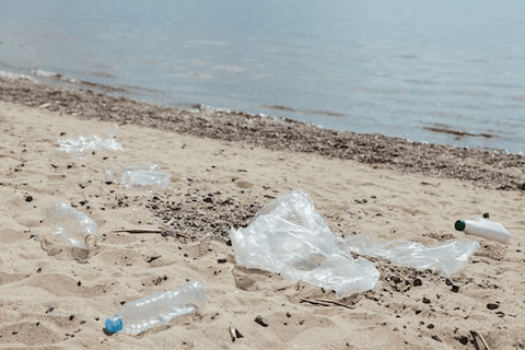 excess plastics polluting the environment and increasing environmental footprint