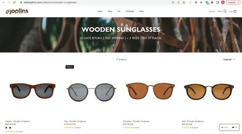 wooden sunglasses will reduce your environmental footprint, even in prescription eyeglasses