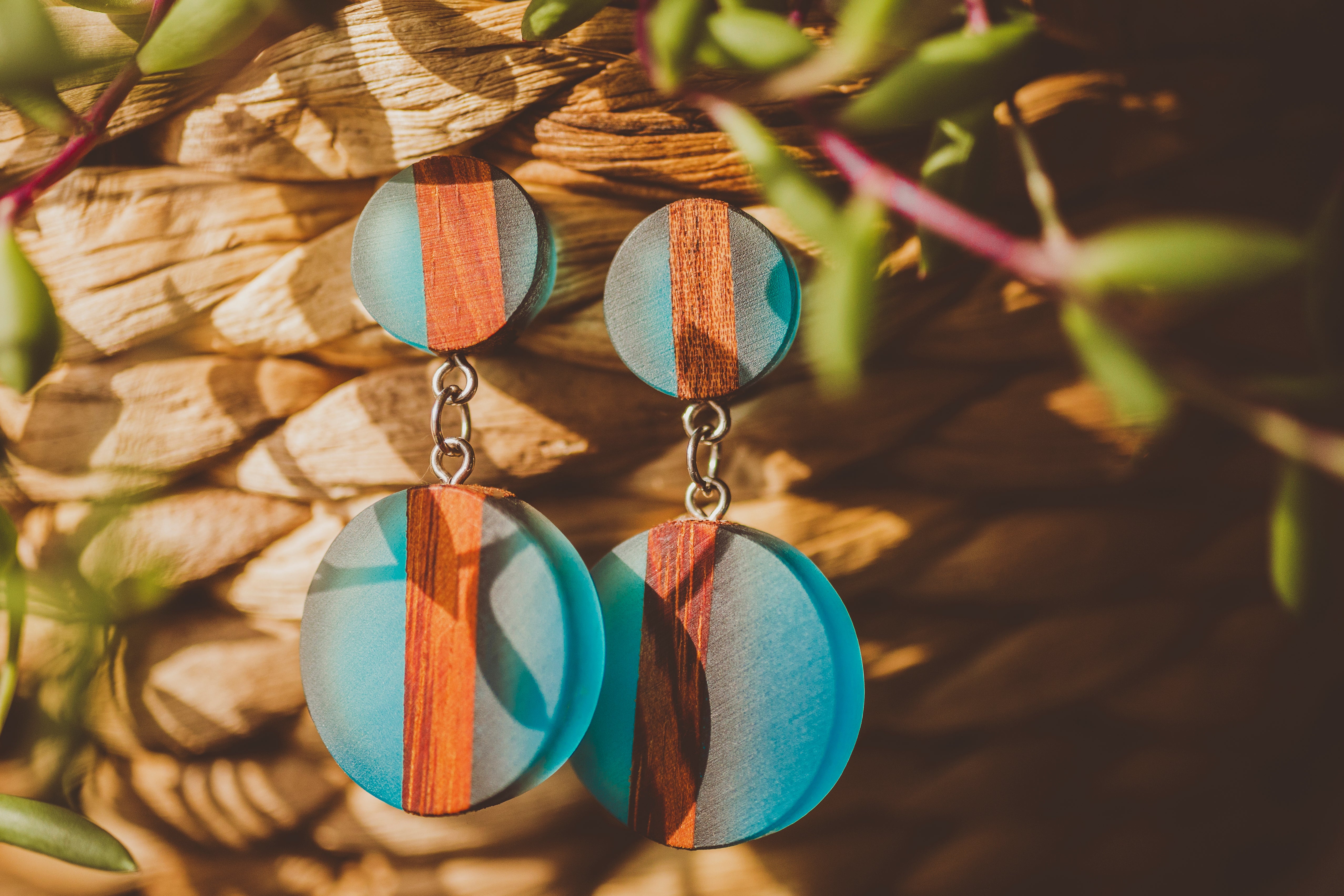 Epoxy Resin Earrings 