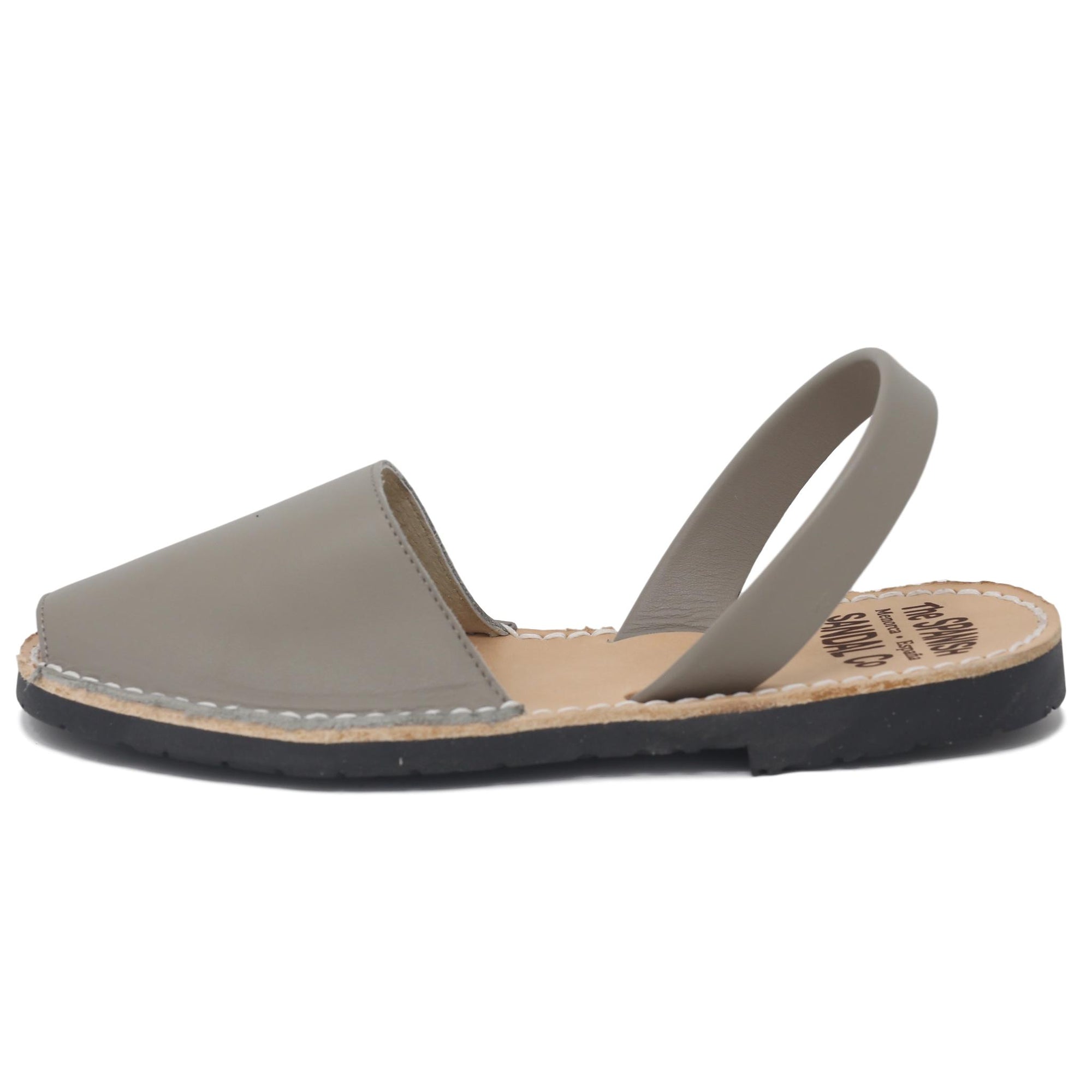 Classic taupe sandals | Beautiful leather sandals made in Spain