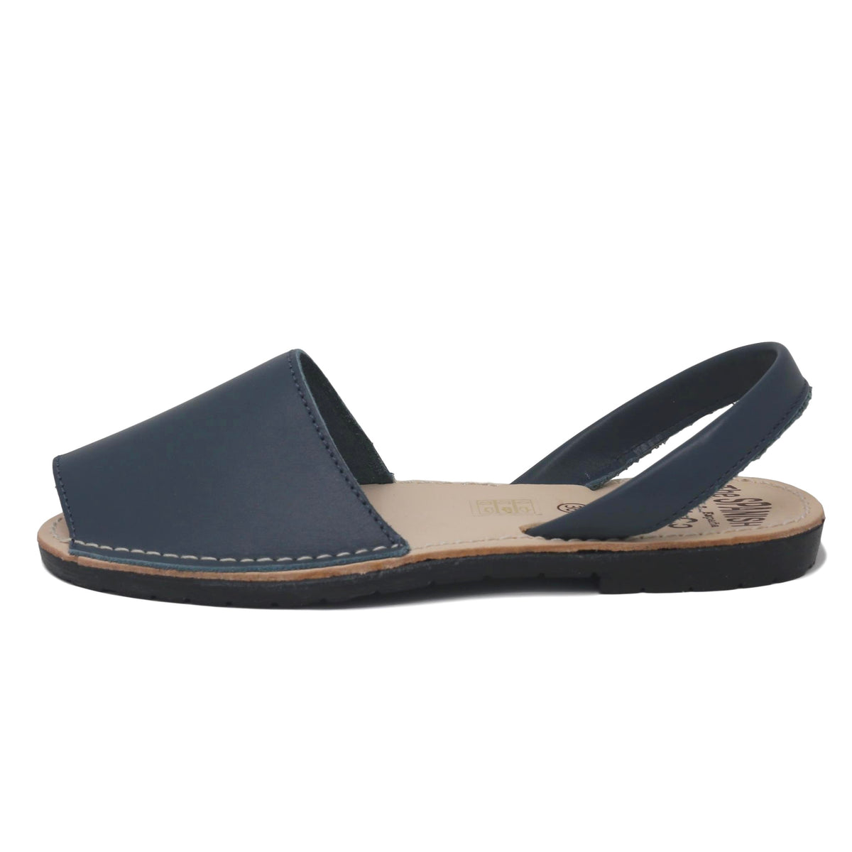 Petrol blue sandals - The Spanish Sandal Company