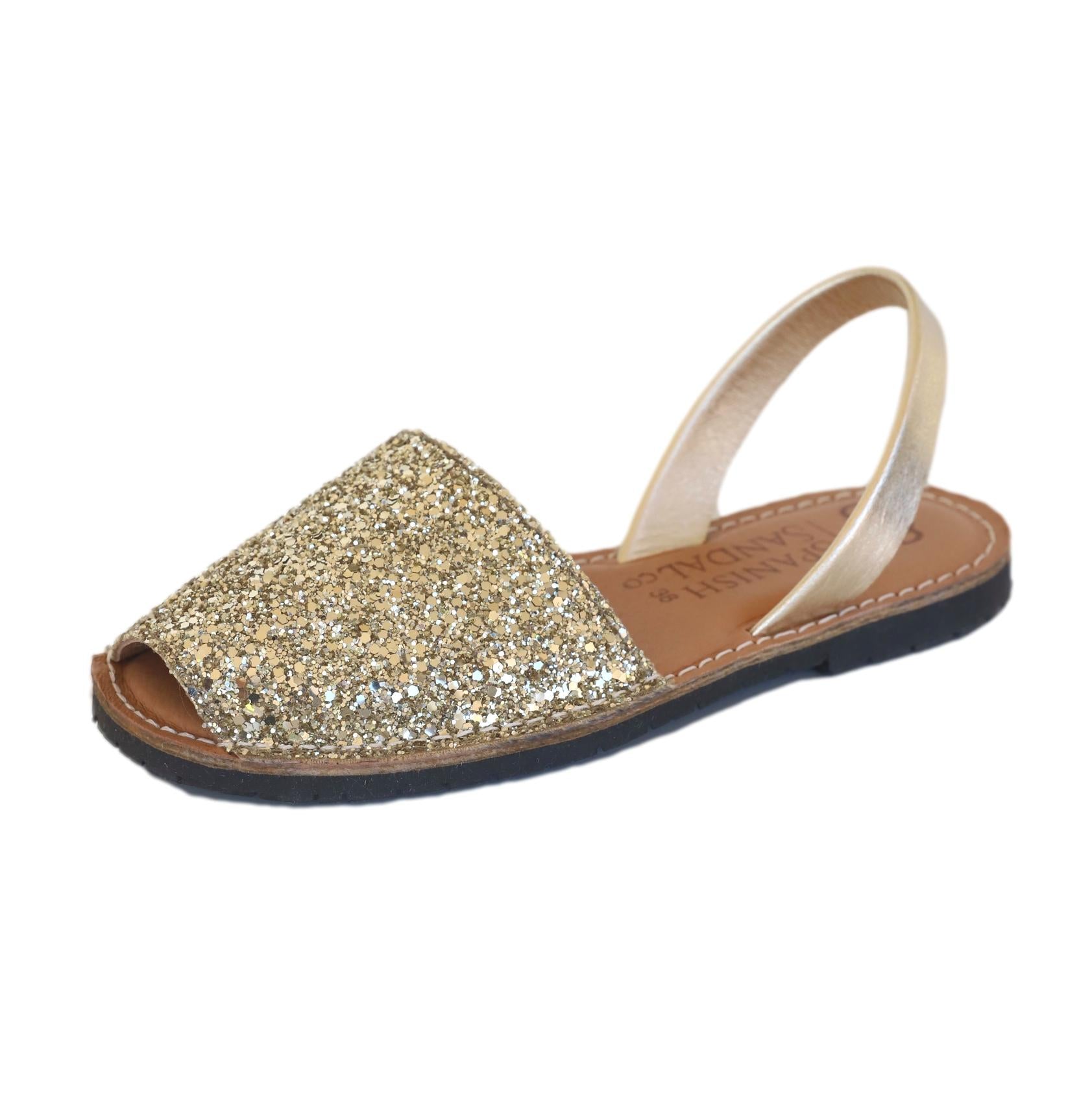 New latest kids golden sandals for girls partywear