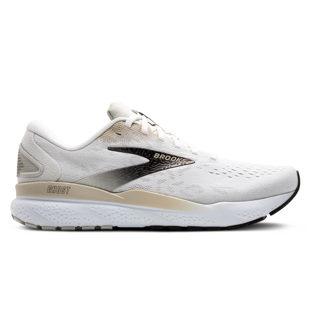 Brooks Ghost 16 Mens | White/pelican/oyster - White