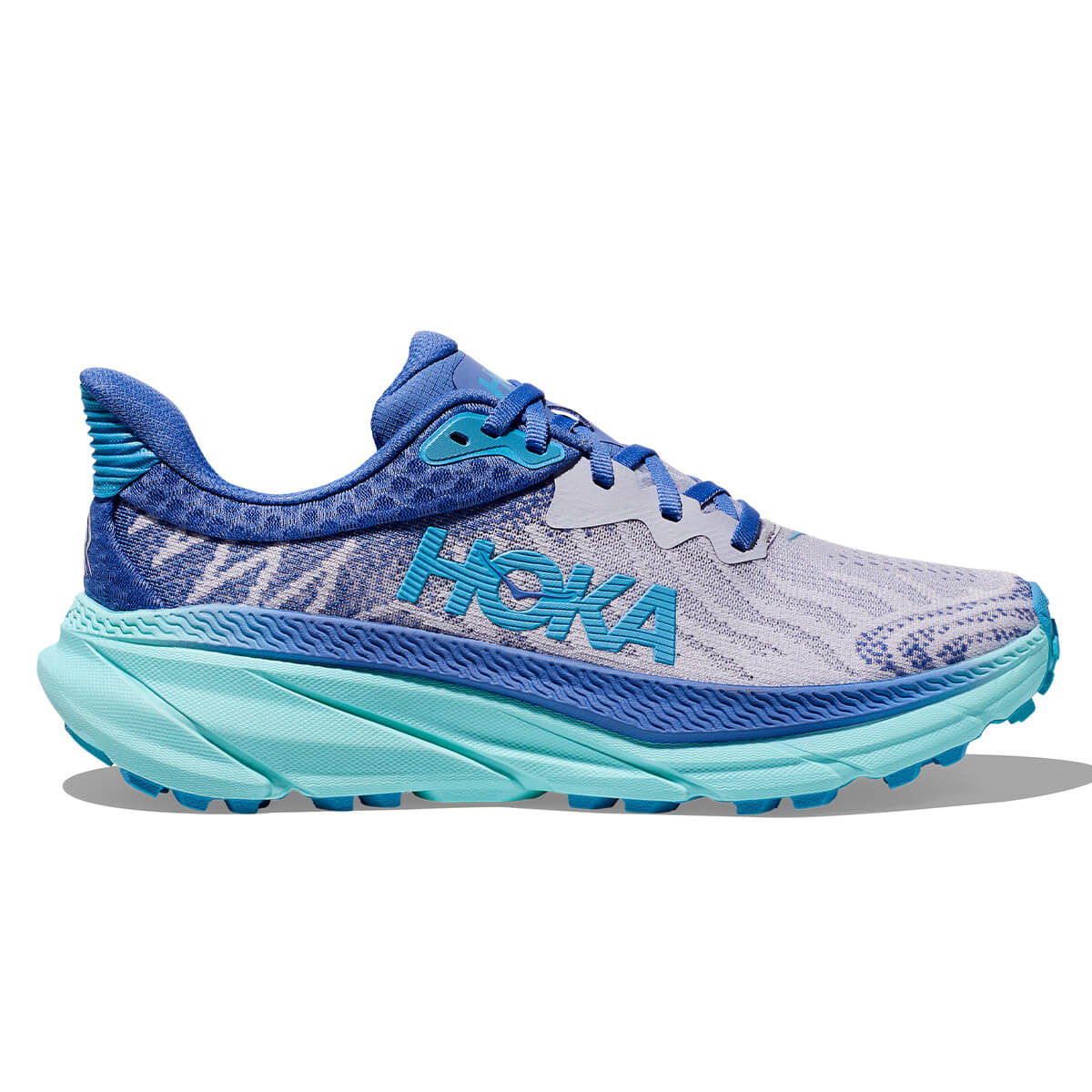 Hoka Challenger 7 Womens | Ether / Cosmos - Grey