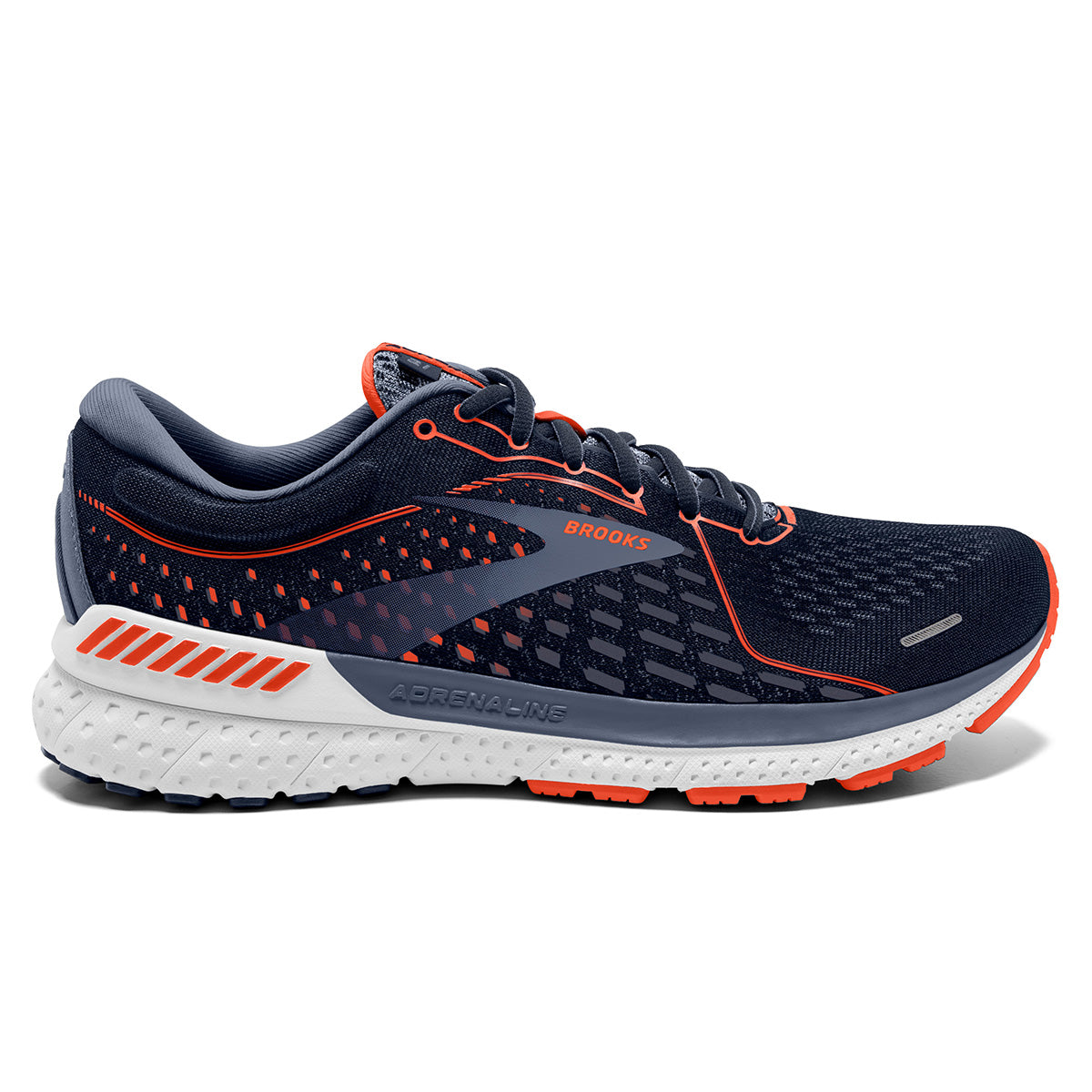 Brooks Adrenaline GTS 21 Mens | Navy/red Clay/gray - Navy