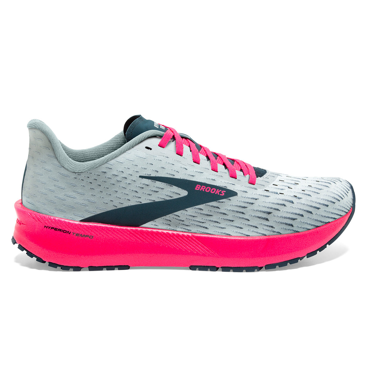 Brooks Hyperion Tempo Womens | Ice Flow/navy/pink - Grey