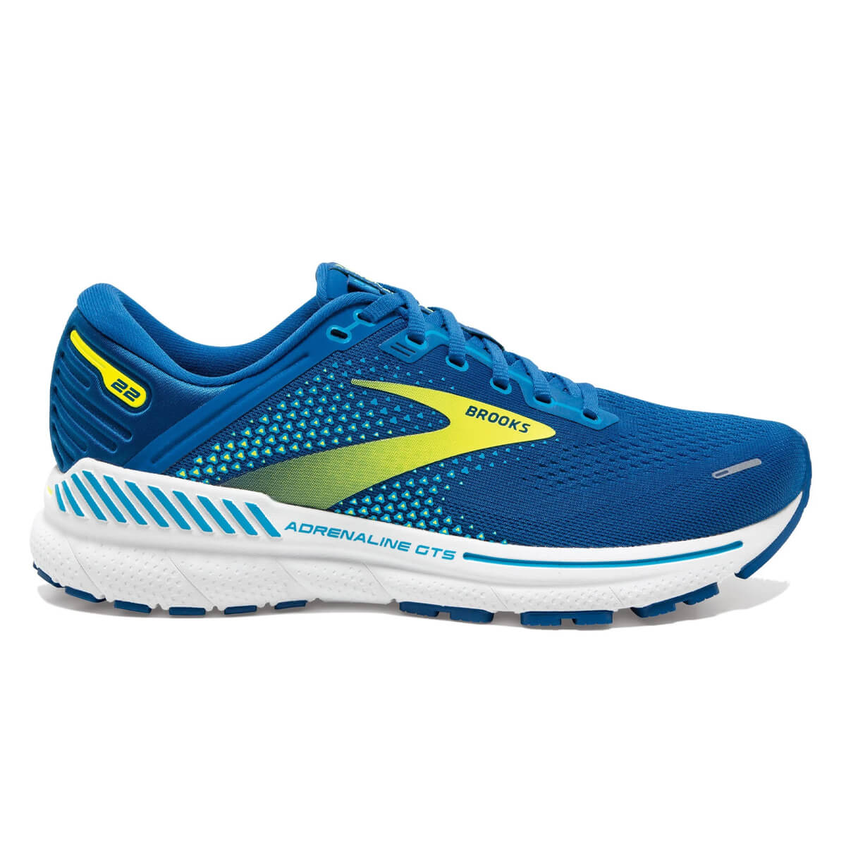 Brooks Adrenaline GTS 22 Mens | Blue/nightlife/white - Blue