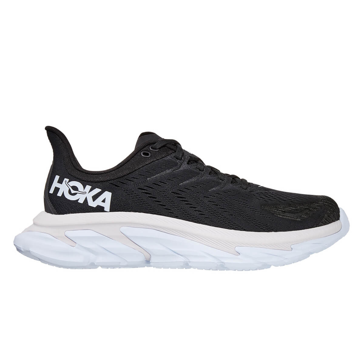 Hoka Clifton 8 Mens | Black / White - Black