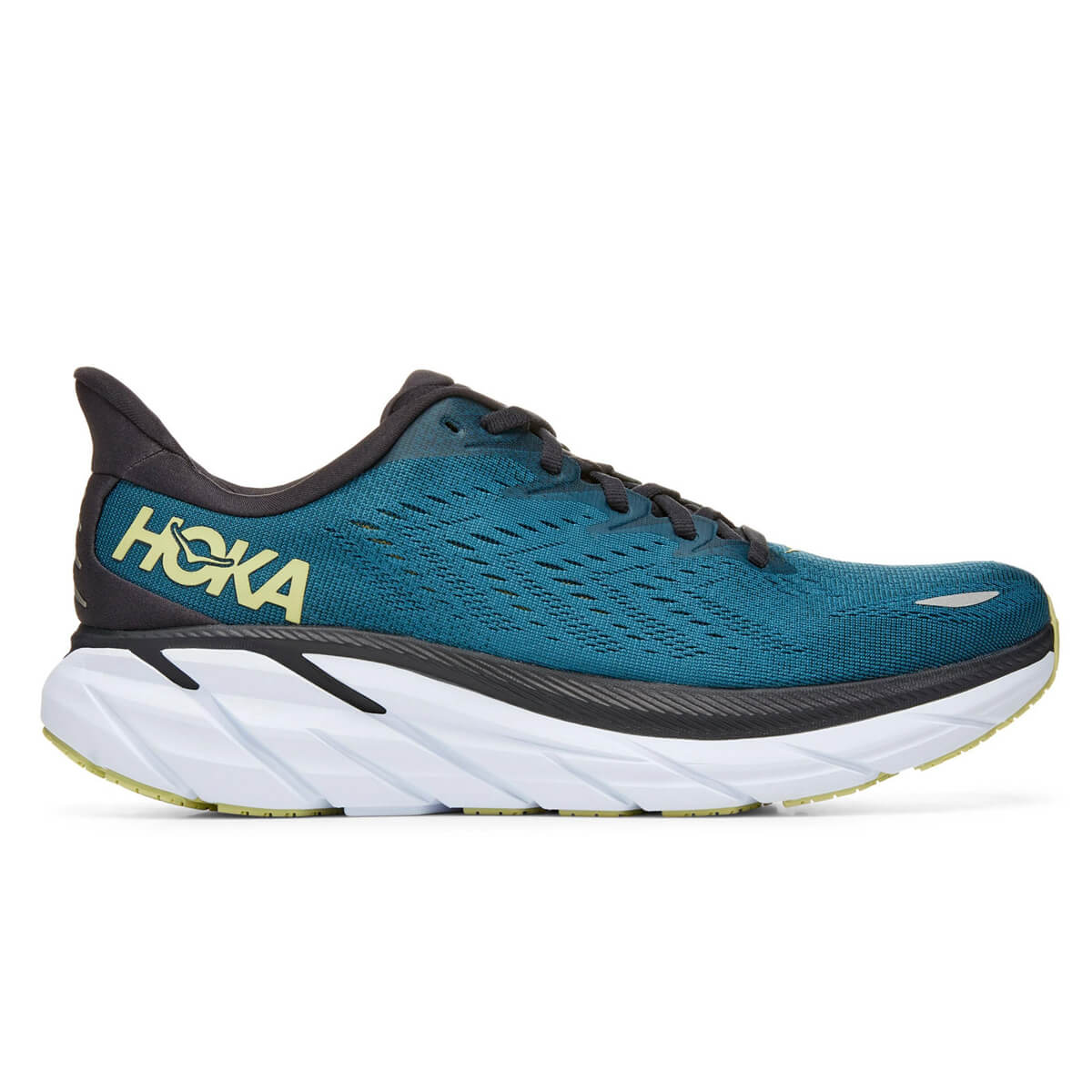 Hoka Clifton 8 Wide Mens | Blue Coral / Butterfly - Blue