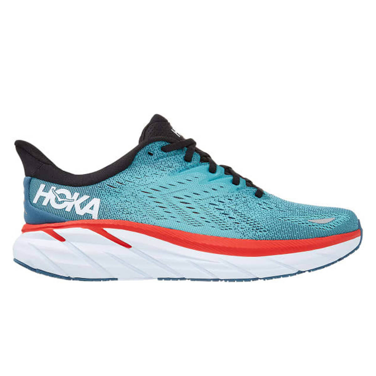 Hoka Clifton 8 Mens | Real Teal / Aquarelle - Blue