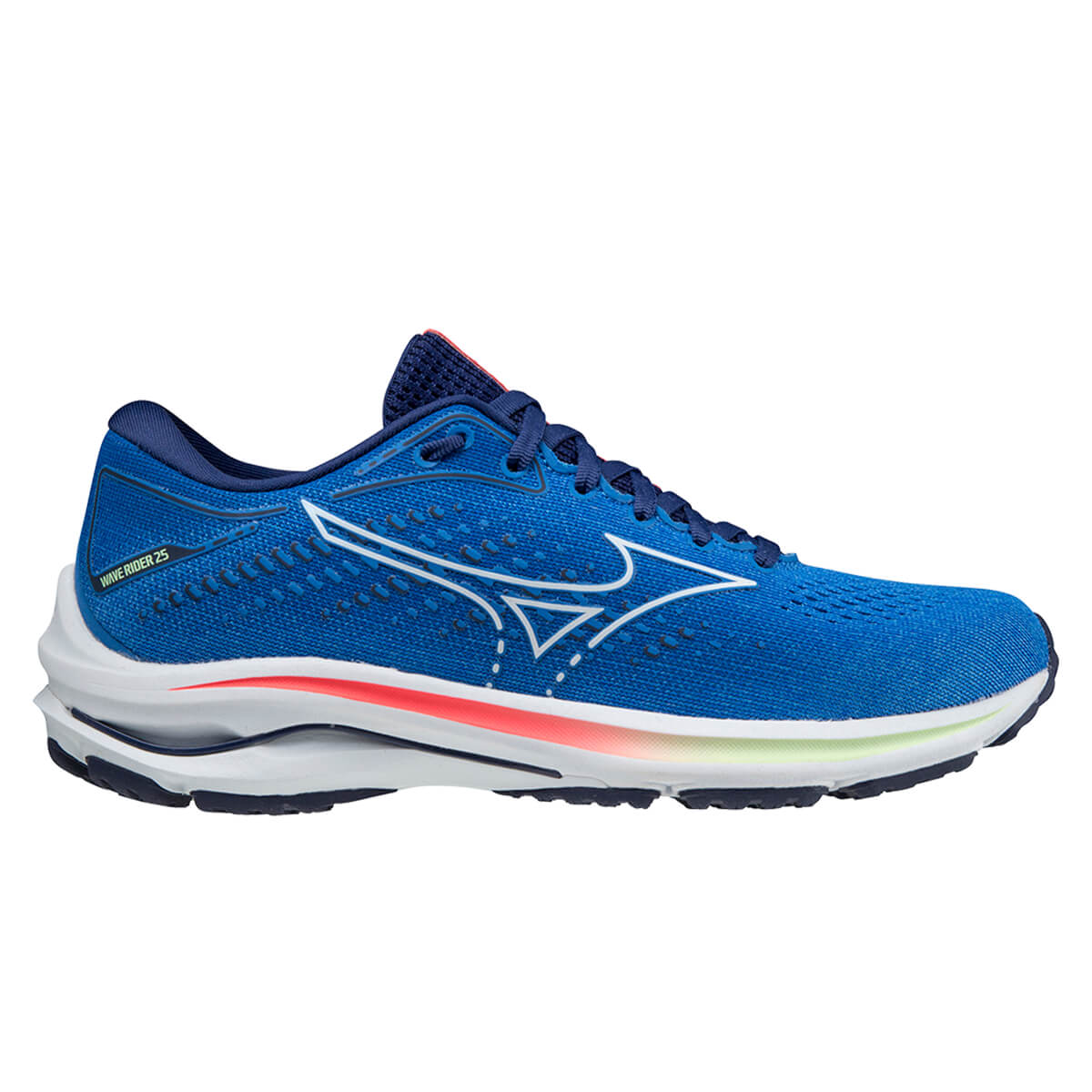 Mizuno Wave Rider 25 Womens | Fblue/indigowht/divapink | Alexandra Sports