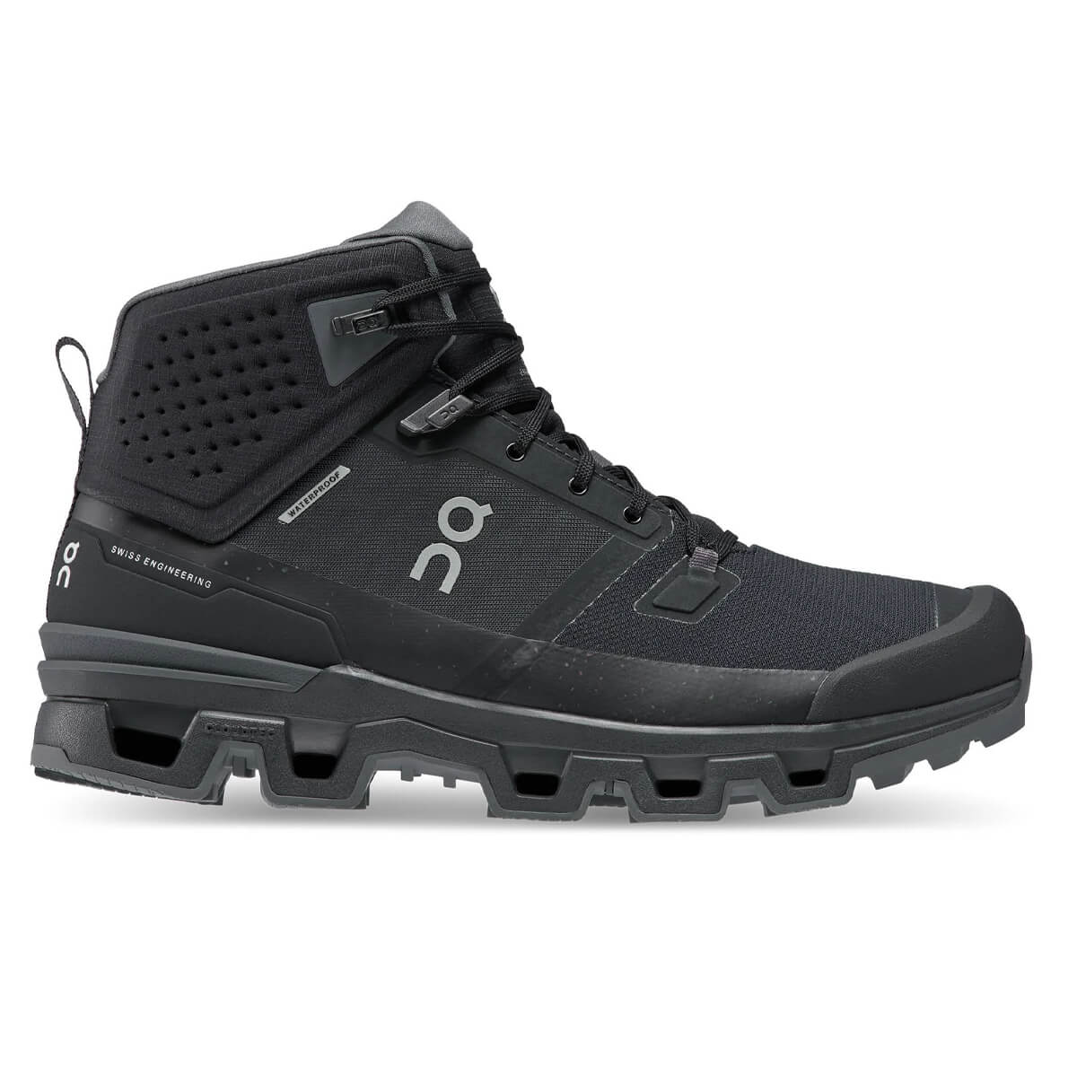 ON Cloudrock 2 Waterproof Mens | Black / Eclipse - Black