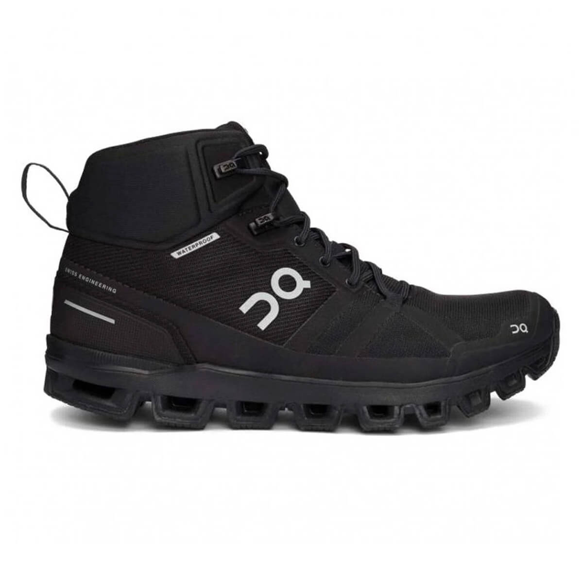 On Cloudrock Waterproof Womens | All Black - Black