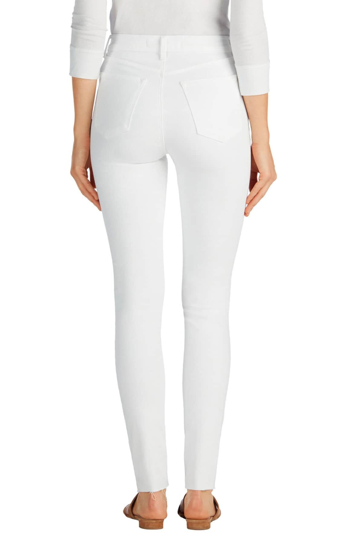 j brand maria high rise white