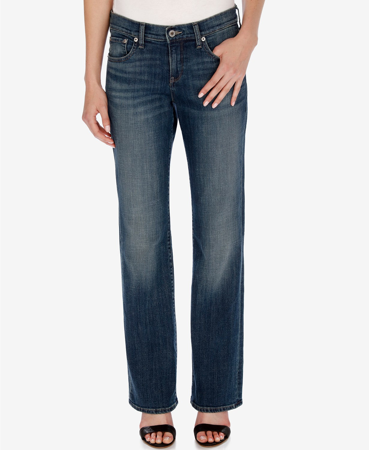 women's lucky brand boot cut jeans