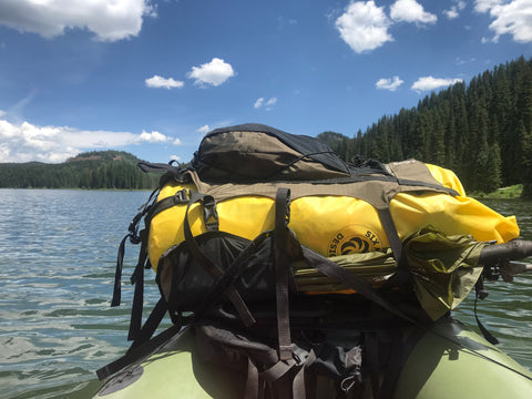 flex pack loaded onto the raft