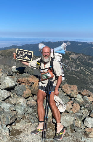 Kevin on the Summit of Wheeler Peak