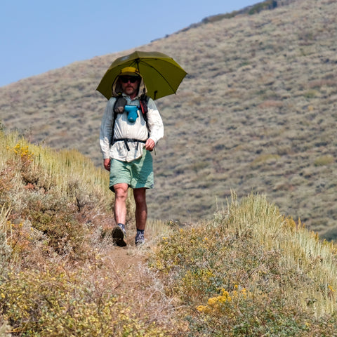 hiking backpack umbrella