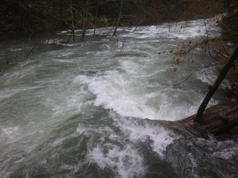 river flowing over rocks