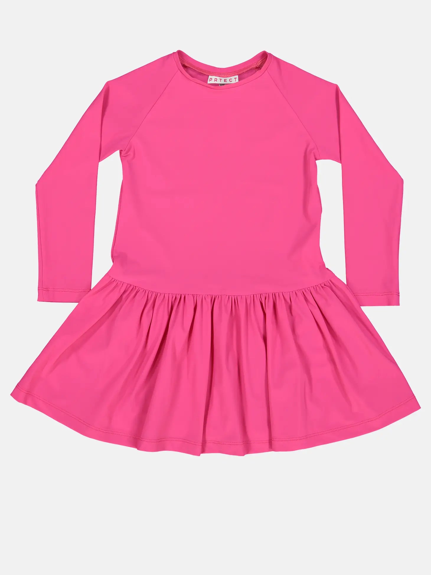 Girls Sun Protective Shirt-Spring Birds Pink