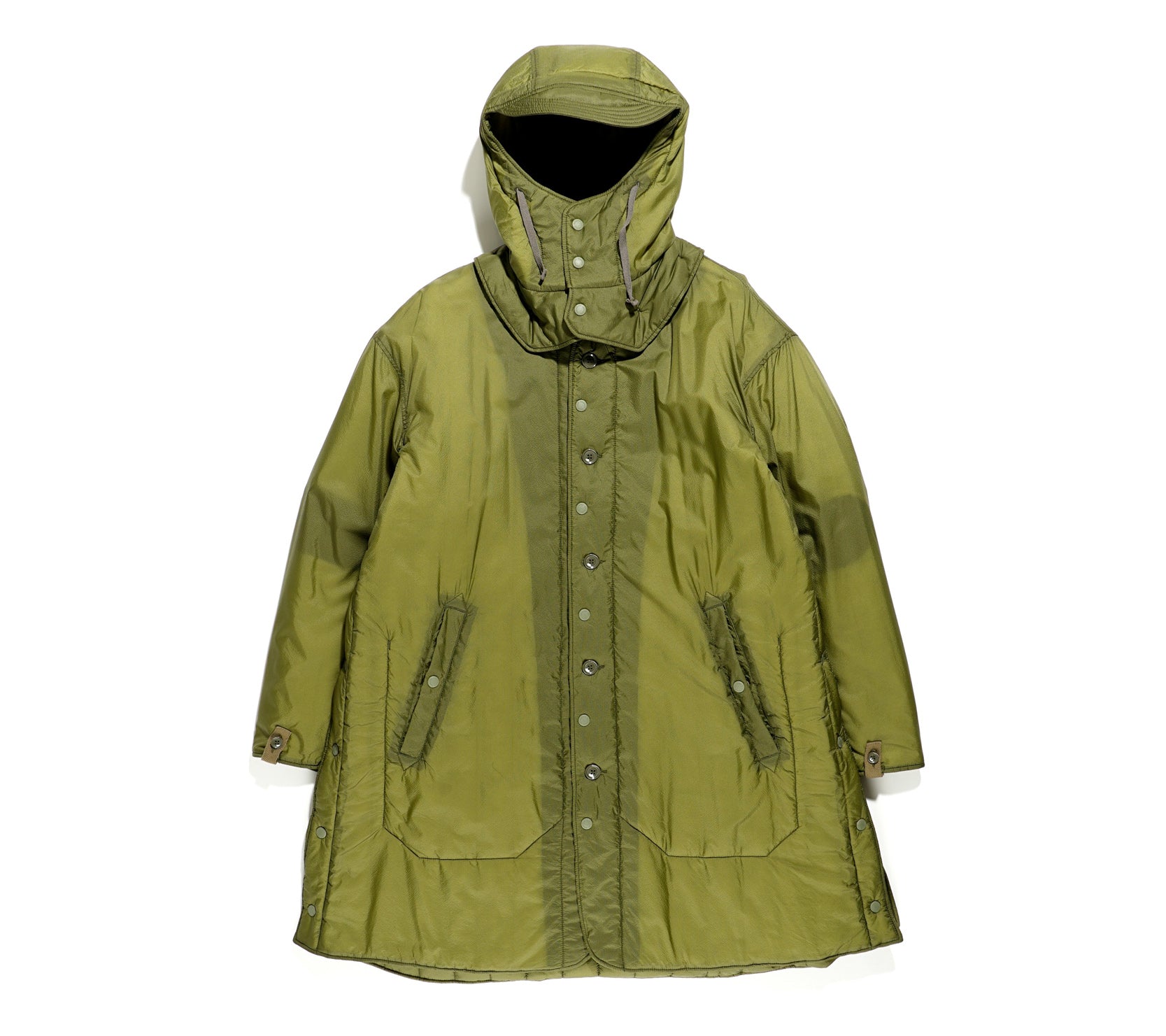 Liner Jacket | Olive Nylon Micro Ripstop – Clark Street Mercantile