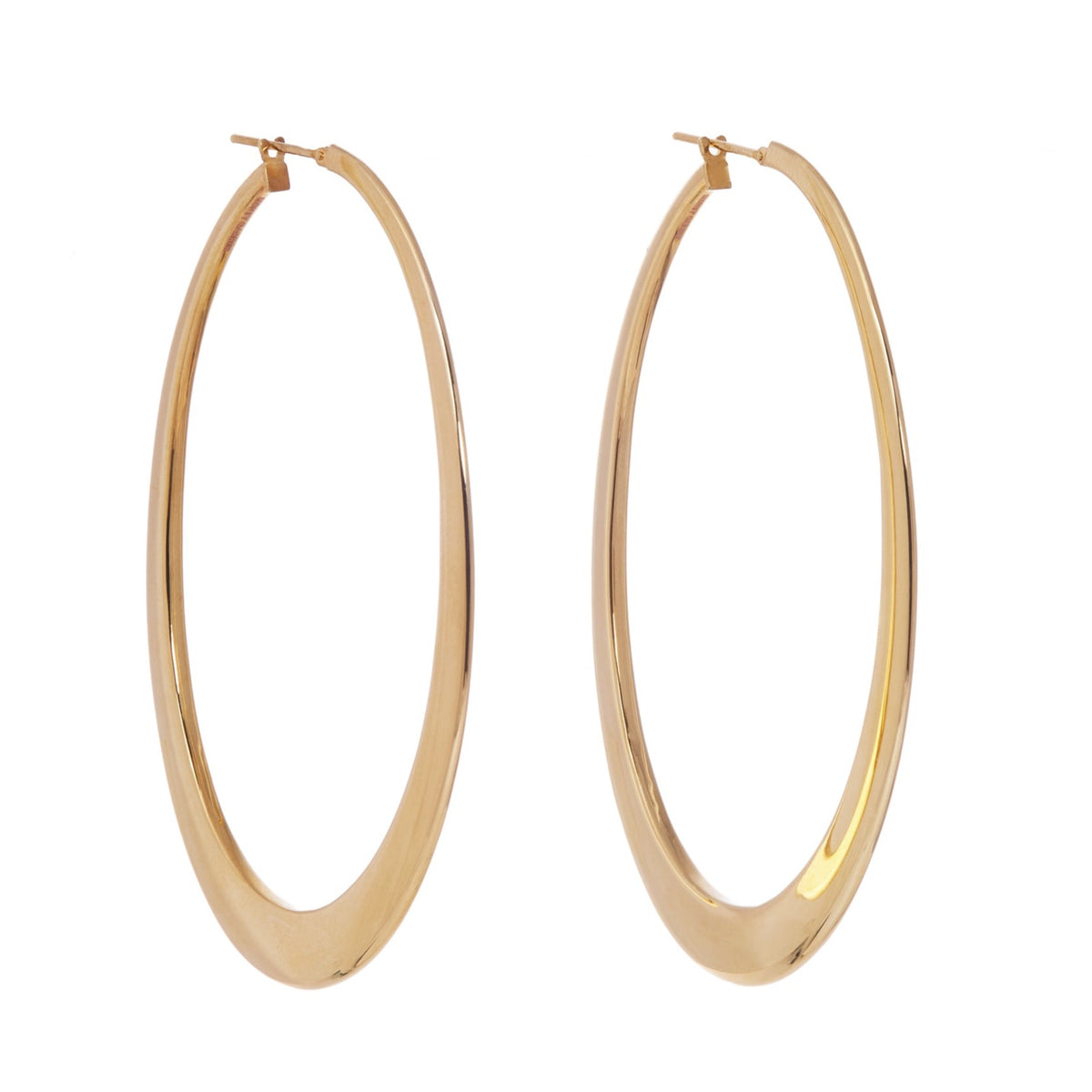 Crescent Hoop Earrings – Sidney Garber