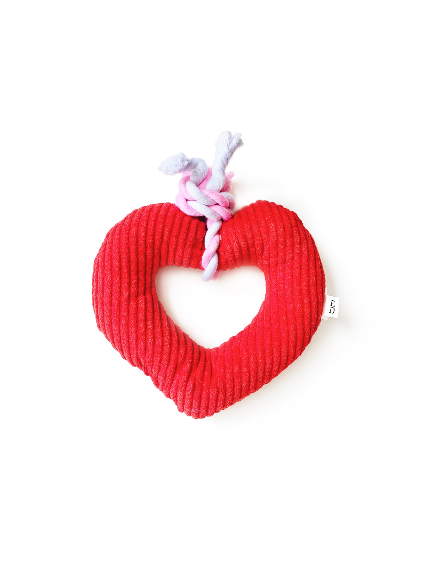 Plush Heart Rope Toy